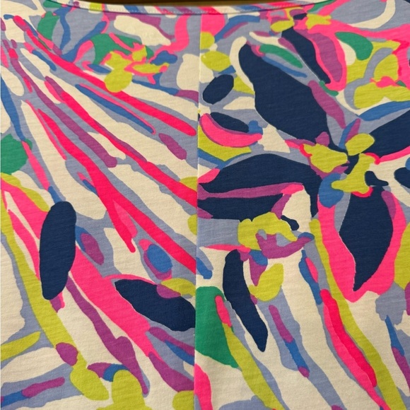 Lilly Pulitzer Colorful Floral Quarter Sleeve Pima Cotton Tee Dress / small - Picture 7 of 10